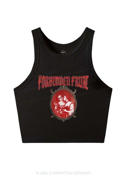 Forbidden Fruit Pride Y2K Crop Tank Top Cherrykitten