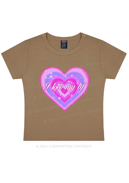 I Love My BF Heart Y2K Valentine's Day Baby Tee Cherrykitten