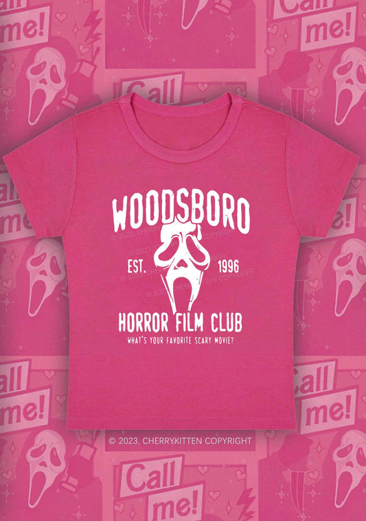 Horror Film Club Halloween Baby Tee Cherrykitten