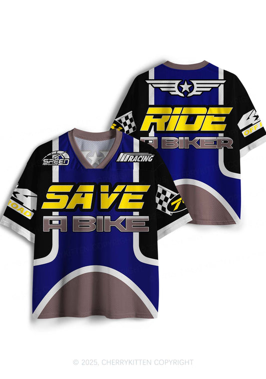 Custom Save A Bike Y2K Sport Jersey Shirts Cherrykitten
