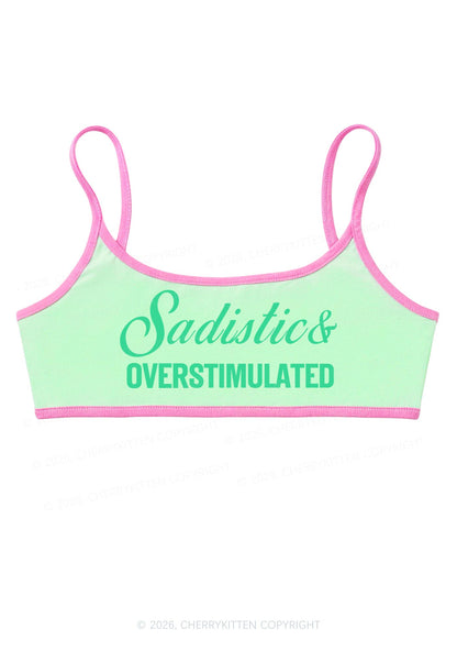 Sadistic Overstimulated Y2K Super Crop Cami Cherrykitten