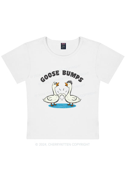 Goose Bumps Y2K Baby Tee Cherrykitten