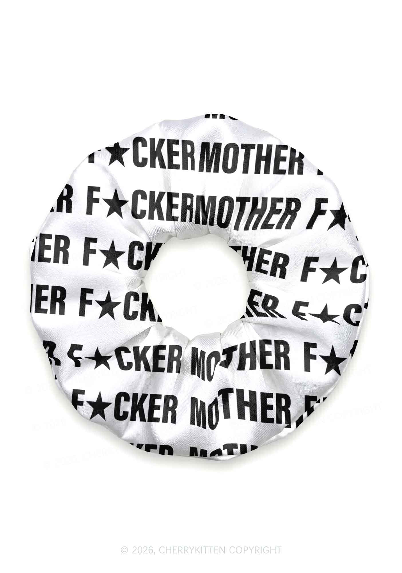 Mother Fxxker Y2K Hair Scrunchie Cherrykitten
