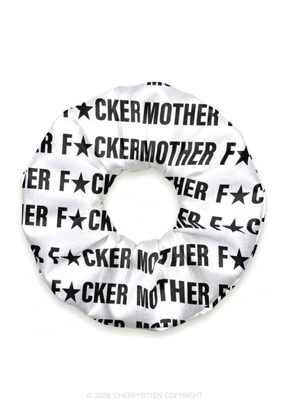 Mother Fxxker Y2K Hair Scrunchie Cherrykitten