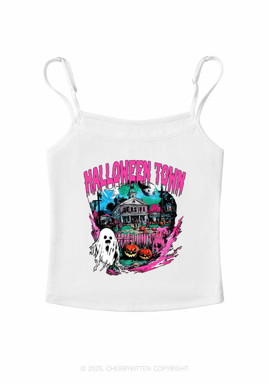 Halloween Ghost Town Y2K Spaghetti Strap Cami Cherrykitten
