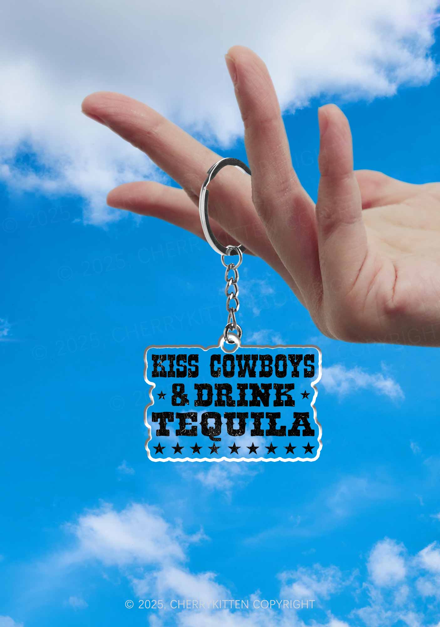Kiss Cowboys 1Pc Y2K Keychain Cherrykitten