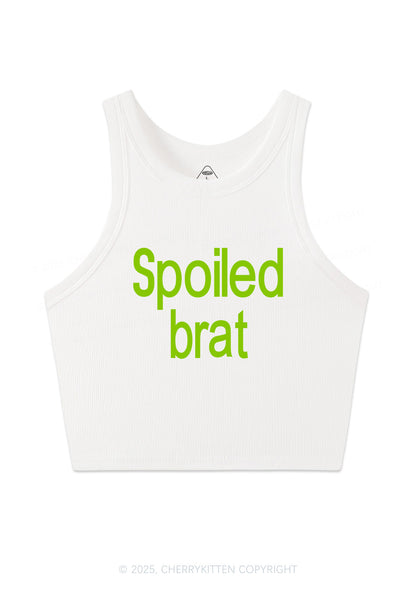 Spoiled Brat Y2K Crop Tank Top Cherrykitten