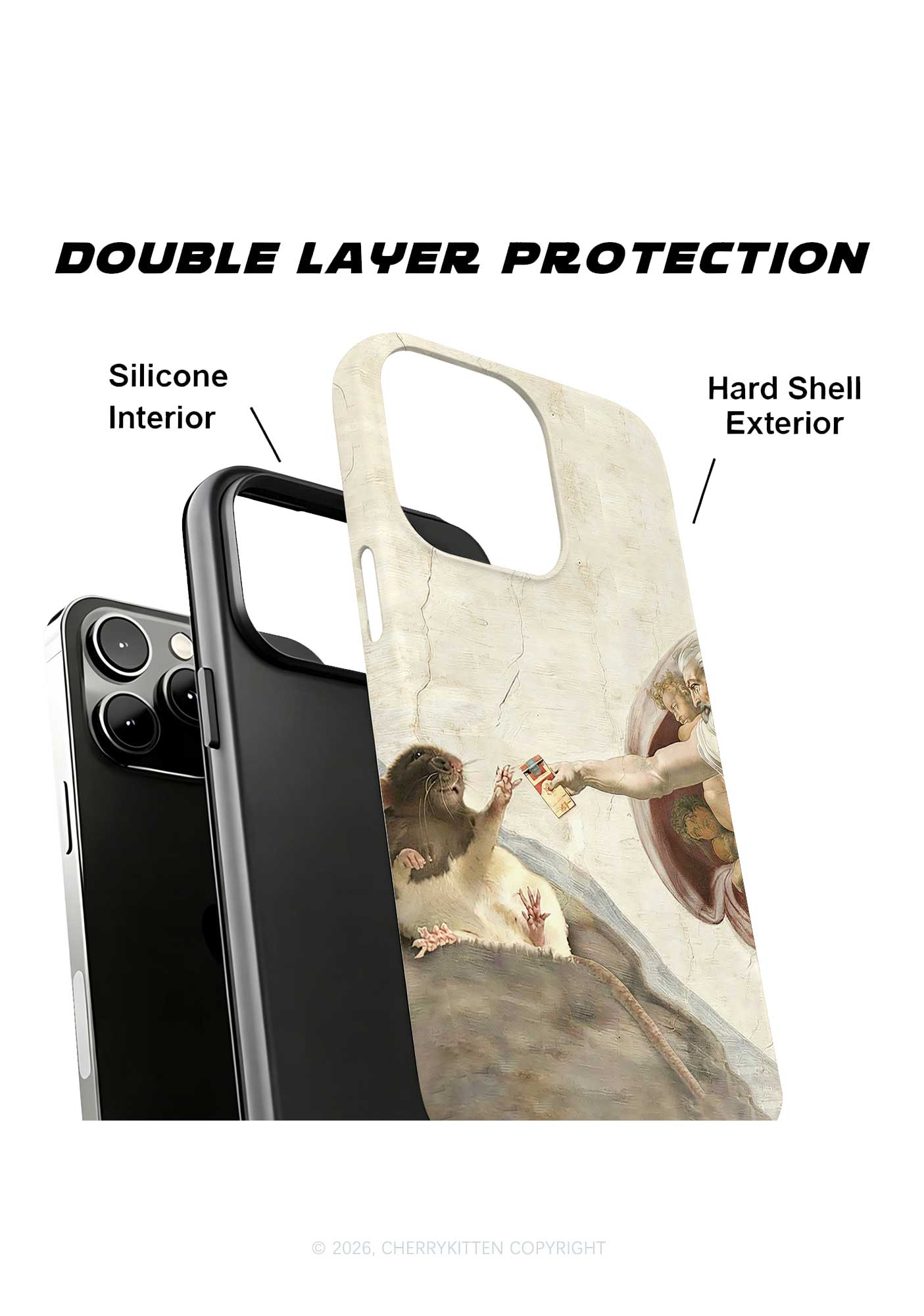 God And Rat Y2K Phone Case Cherrykitten