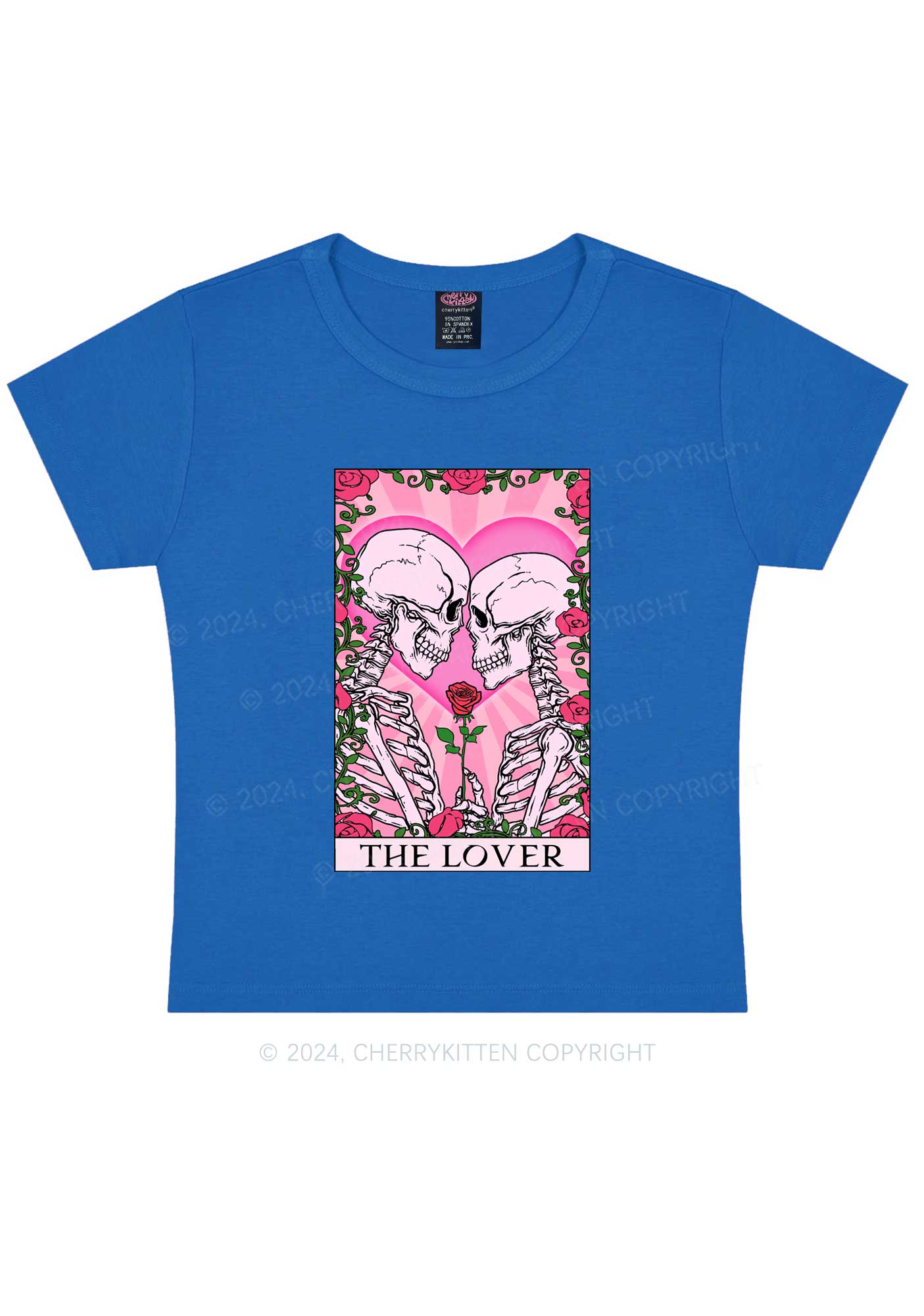 The Lover Y2K Valentine's Day Baby Tee Cherrykitten