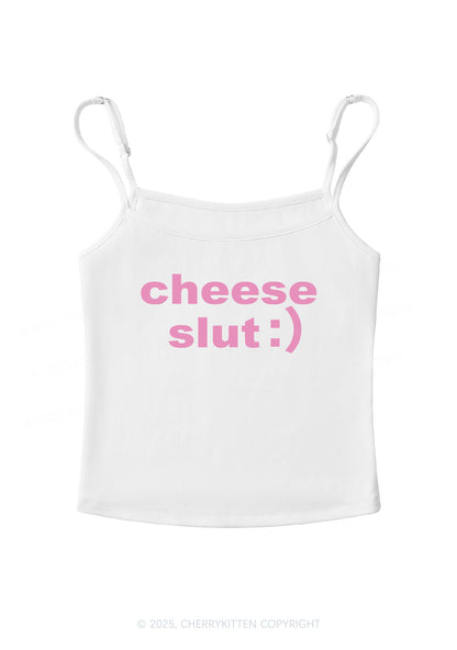 Cheese Slxt Y2K Spaghetti Strap Cami Cherrykitten