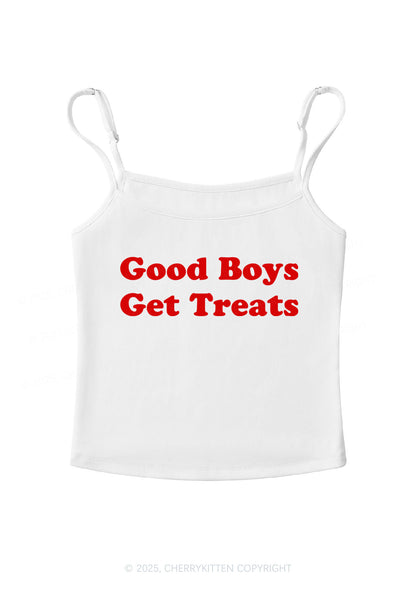 Good Boys Get Treats Y2K Spaghetti Strap Cami Cherrykitten