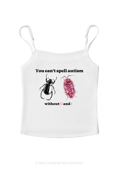 Autism Insect Y2K Spaghetti Strap Cami Cherrykitten