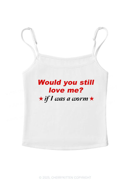 Would You Love Me Y2K Spaghetti Strap Cami Cherrykitten