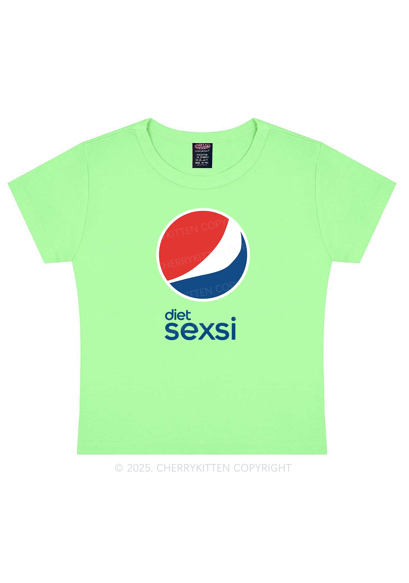 Diet Sexsi Y2K Baby Tee Cherrykitten