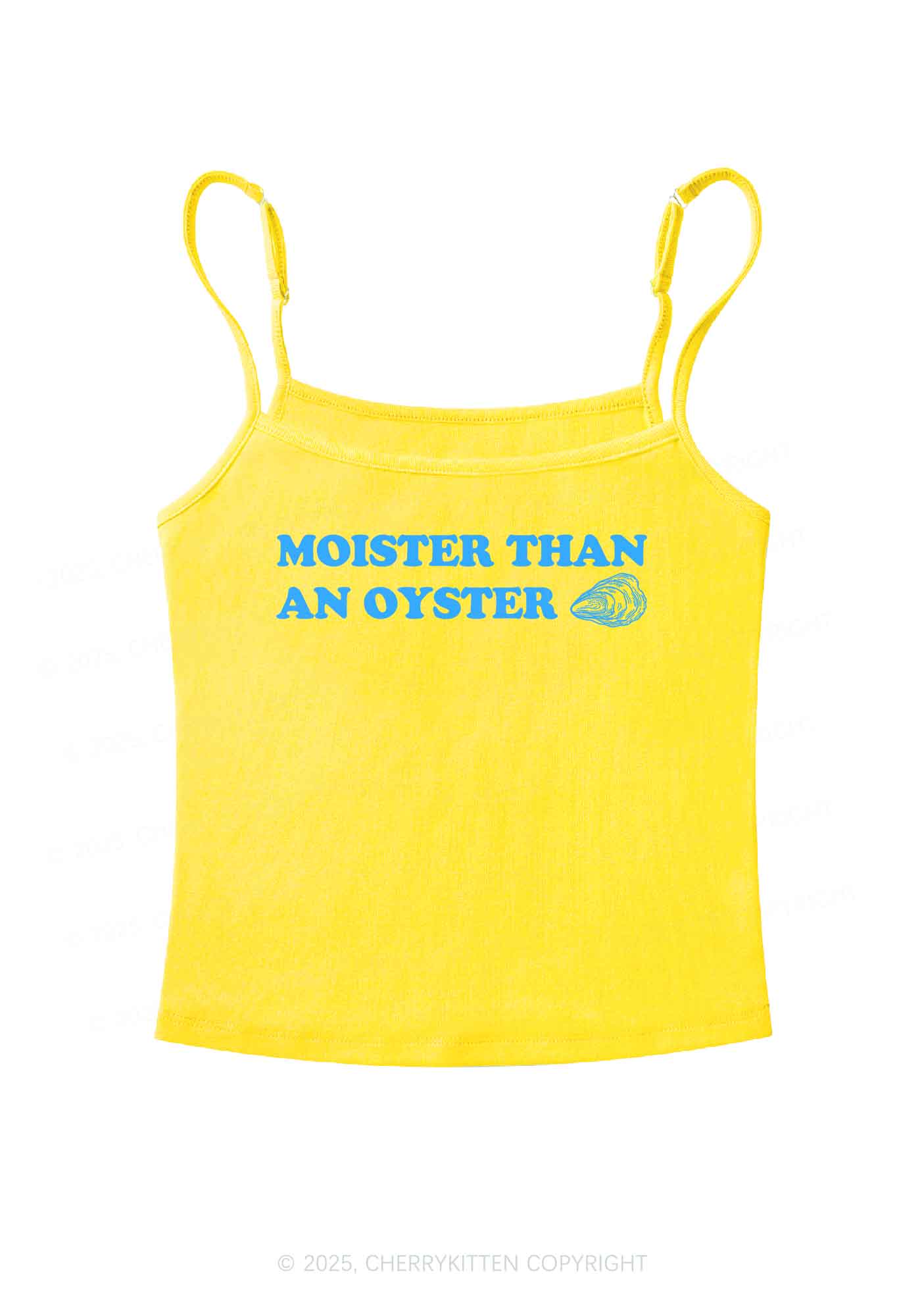 Moister Than An Oyster Y2K Spaghetti Strap Cami Cherrykitten