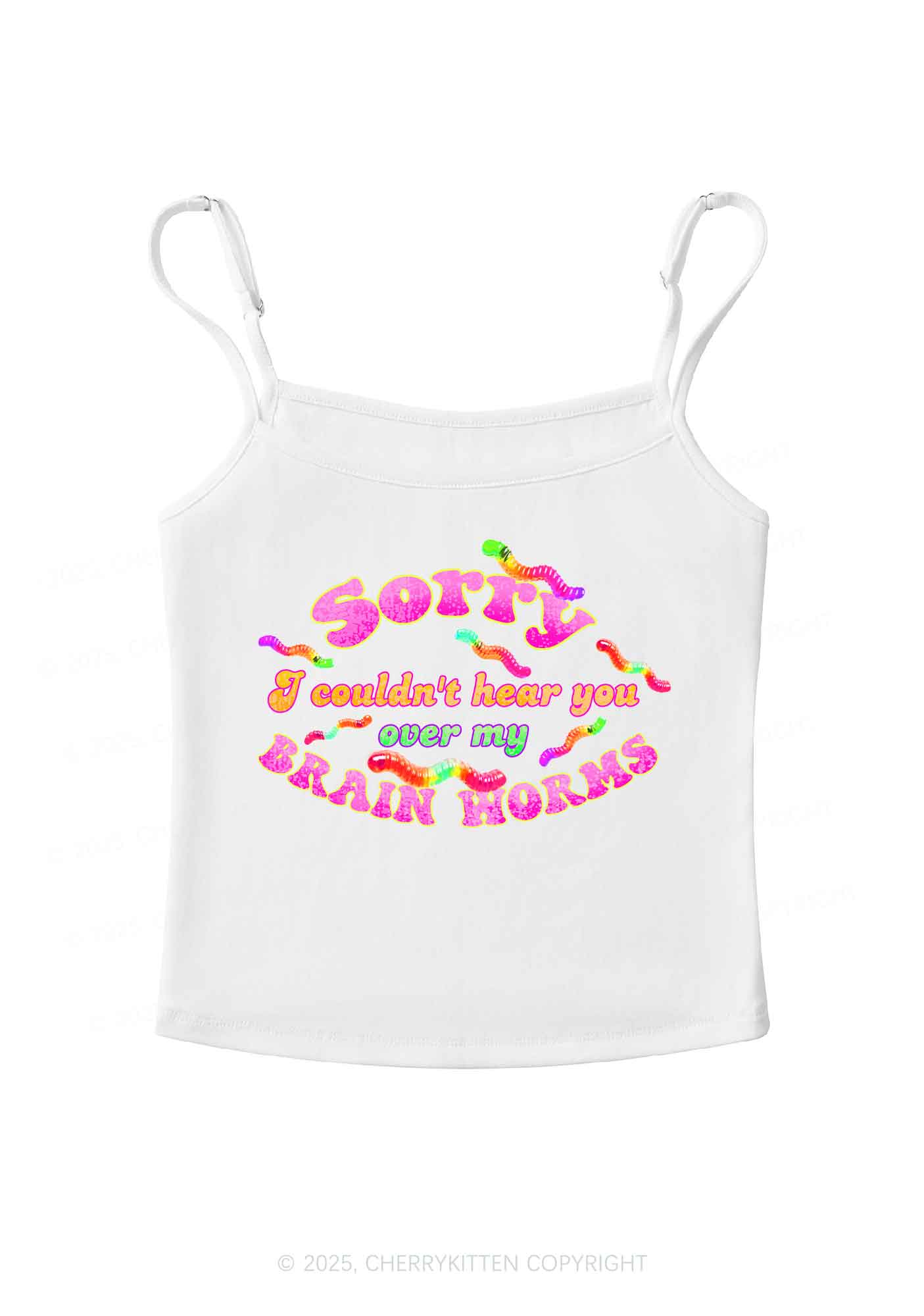 Brain Worms Y2K Spaghetti Strap Cami Cherrykitten
