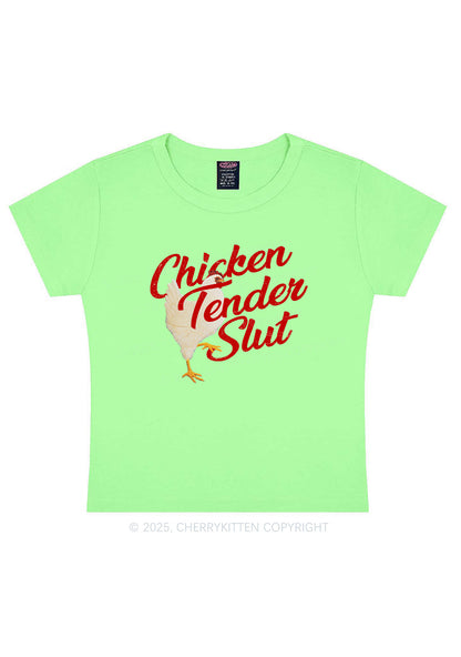 Chicken Tender Slxt Y2K Baby Tee Cherrykitten