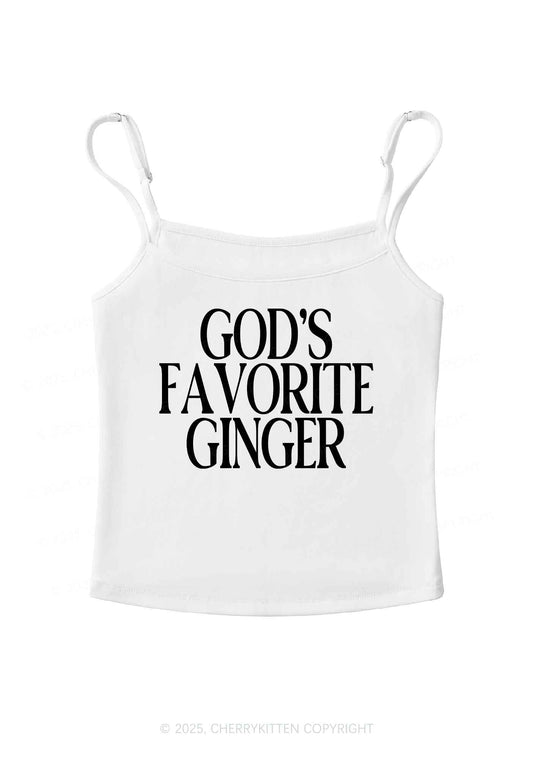 Gods Favorite Ginger Y2K Spaghetti Strap Cami Cherrykitten