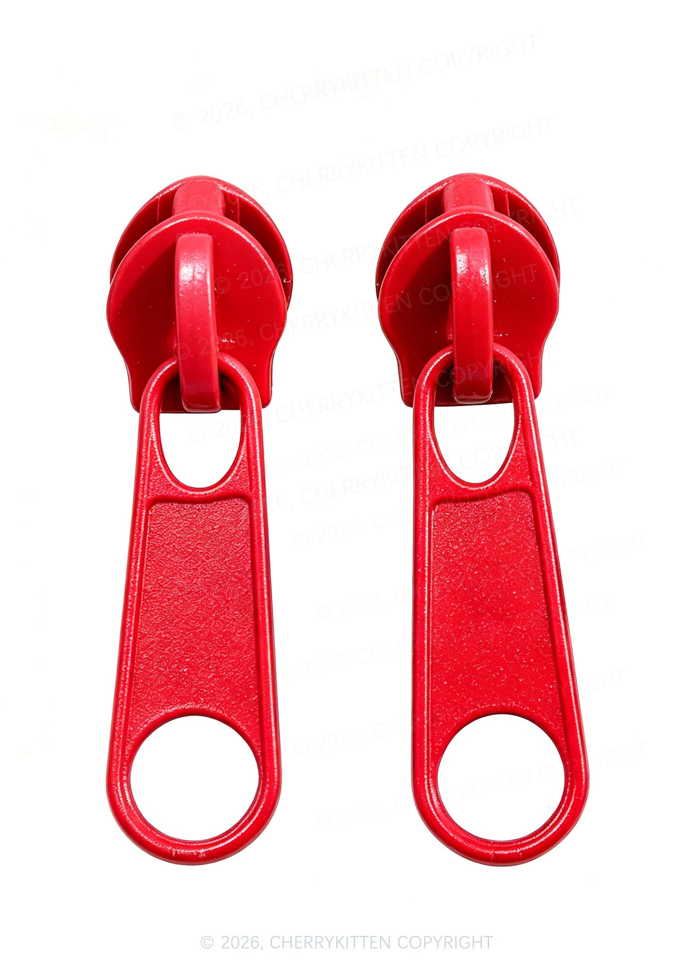 Metal Zipper Y2K Earrings Cherrykitten