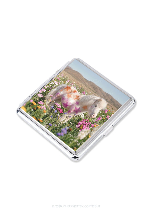 Lesbian Stars Pony Pride Y2K Cigarette Case Cherrykitten