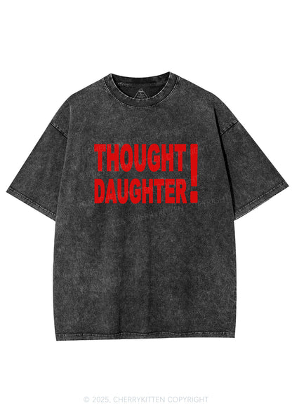 Thought Daughter Y2K Shirts Washed Tee Cherrykitten