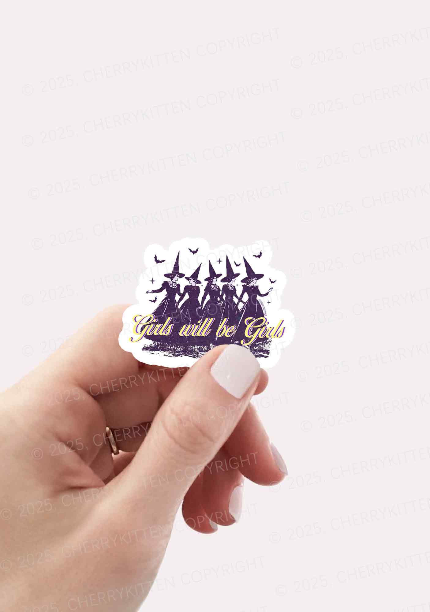 Halloween Witches Will Be Witches 1pc Y2K Sticker Cherrykitten