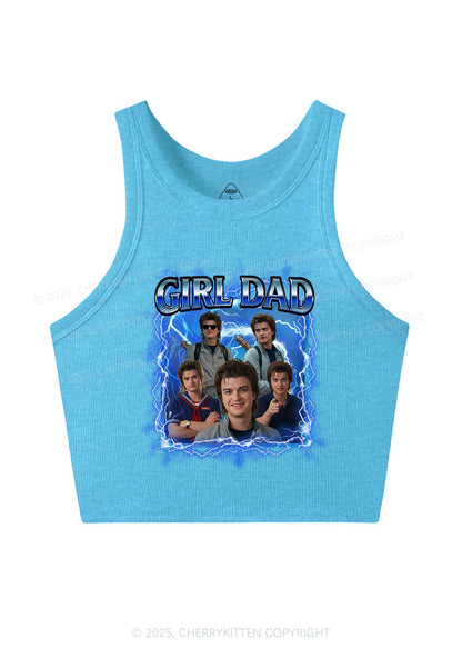 Girl Dad Y2K Crop Tank Top Cherrykitten