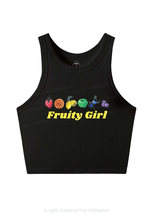 Fruity Girl Y2K Crop Tank Top Cherrykitten