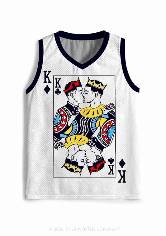 Black Gay King Pride Y2K Sport Jersey Tank Cherrykitten