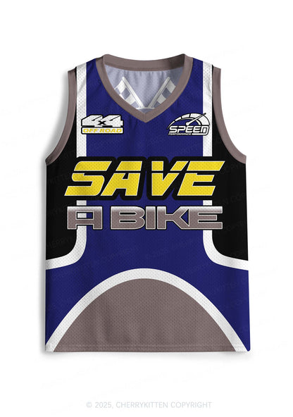 Custom Save A Bike Y2K Sport Jersey Tank Cherrykitten