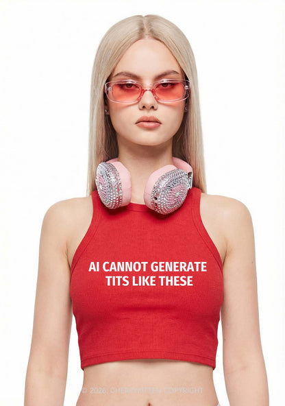 Ai Cannot Generate Txts Y2K Crop Tank Top Cherrykitten