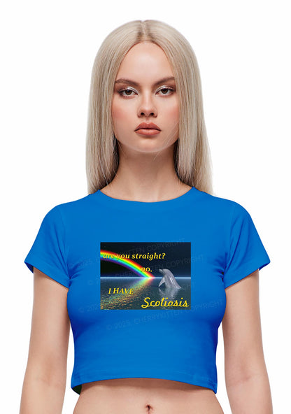 I Have Scoliosis Pride Y2K Baby Tee Cherrykitten