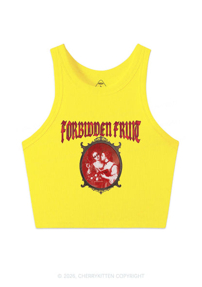 Forbidden Fruit Pride Y2K Crop Tank Top Cherrykitten