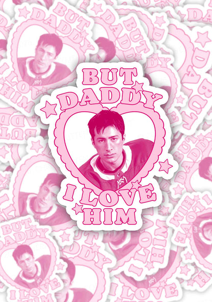But Daddy I Love HW 1pc Y2K Sticker Cherrykitten