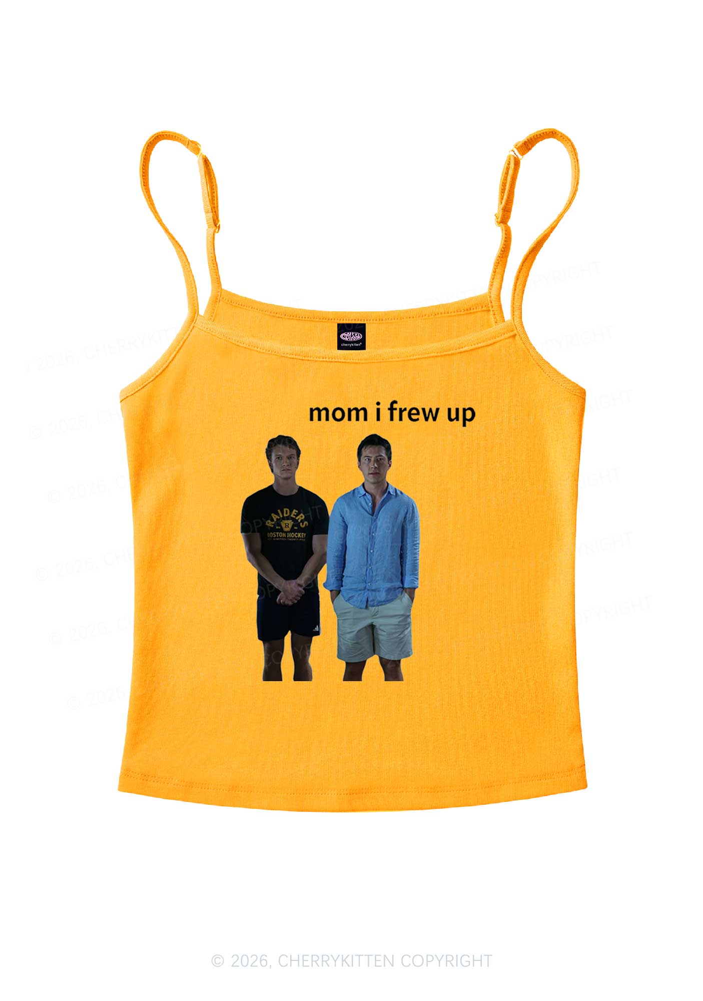 Mom I Frew Up HR Y2K Spaghetti Strap Cami Cherrykitten