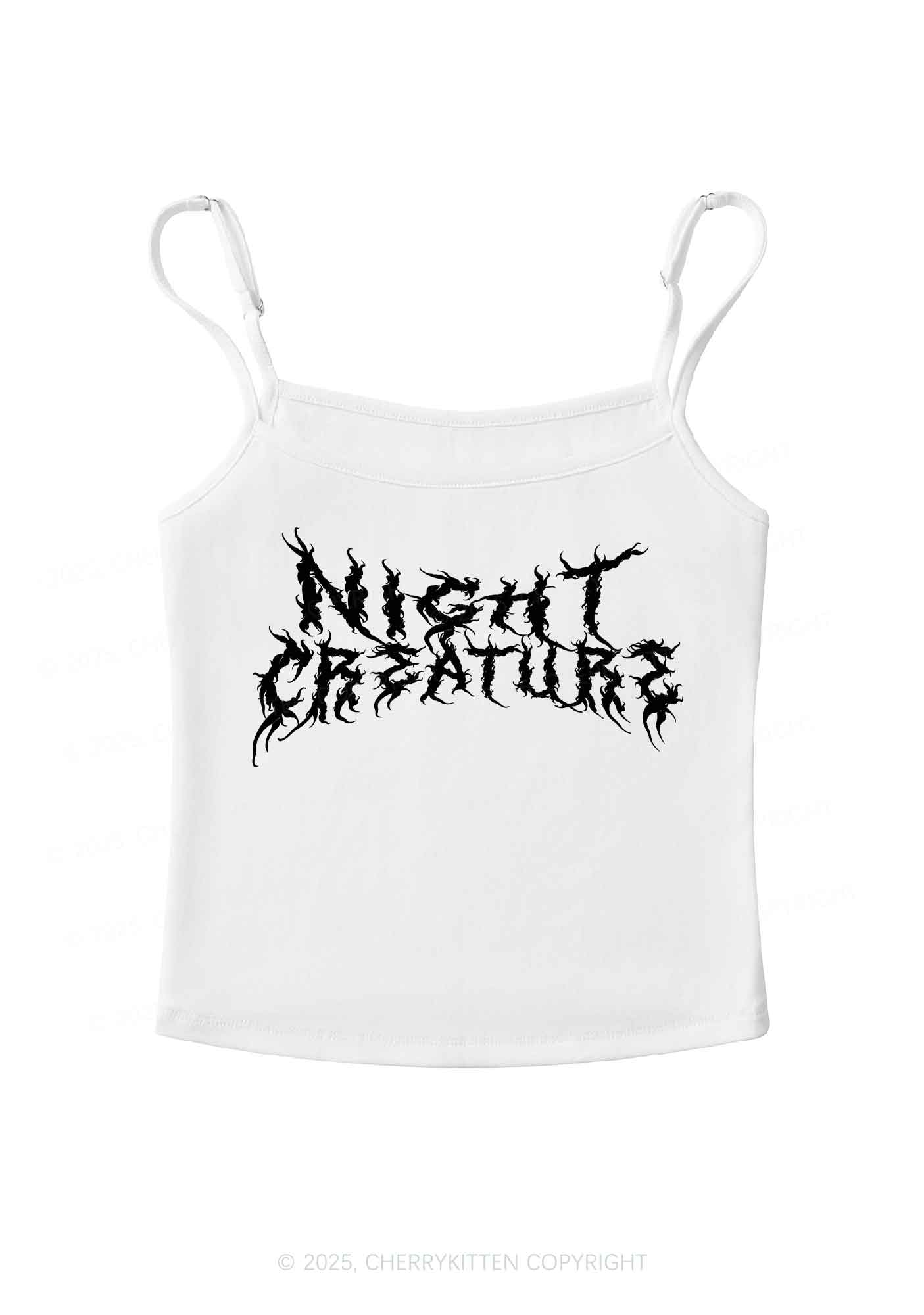 Night Creature Y2K Spaghetti Strap Cami Cherrykitten