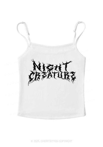 Night Creature Y2K Spaghetti Strap Cami Cherrykitten