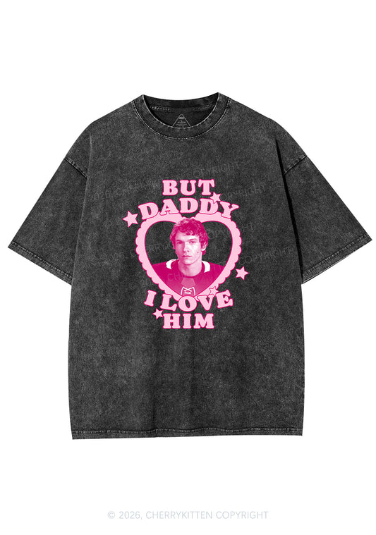 But Daddy I Love CS Y2K Shirts Washed Tee Cherrykitten
