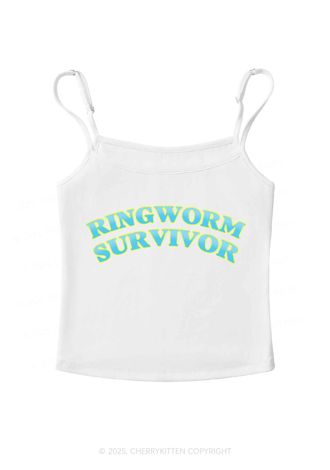 Ringworm Survivor Y2K Spaghetti Strap Cami Cherrykitten