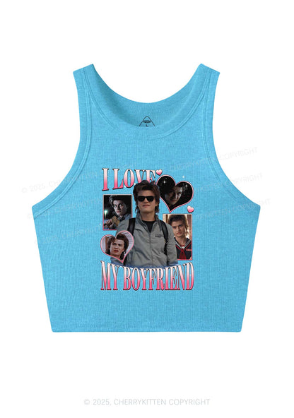I Love My BF SH Y2K Crop Tank Top Cherrykitten