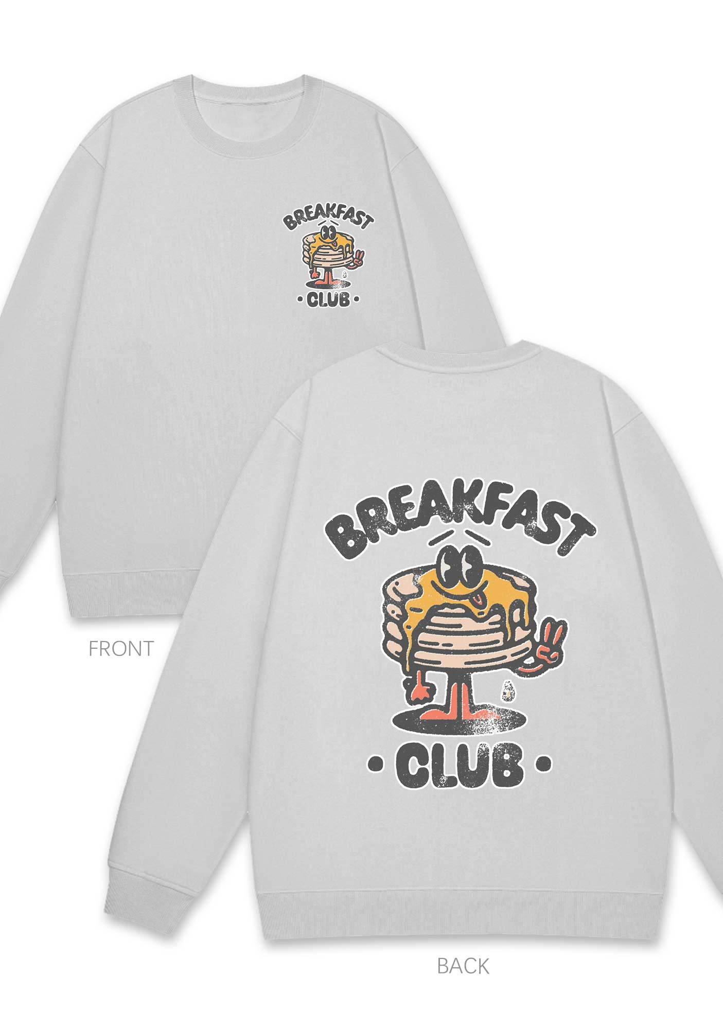 Breakfast Club Two Sides Y2K Sweatshirt