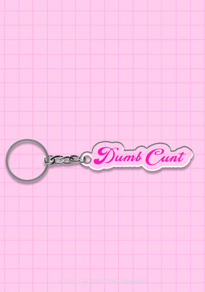 Dumb Cxxt 1Pc Y2K Keychain Cherrykitten