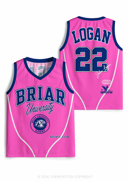 Pink Hockey Team JL Y2K Sport Jersey Tank Cherrykitten