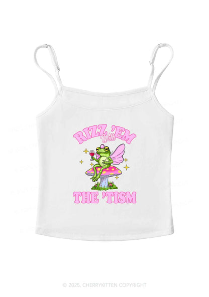 Fairy Frog Rizz Tism Y2K Spaghetti Strap Cami Cherrykitten