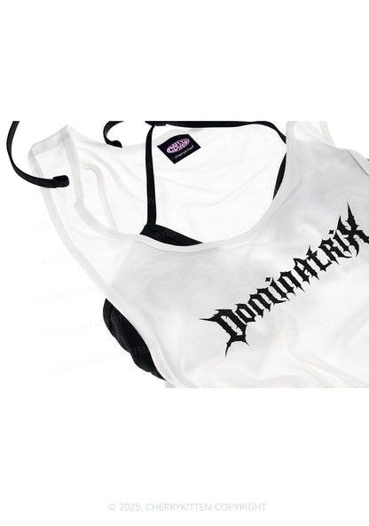 Dominatrix Y2K Sheer Boyfriend Tank Cherrykitten