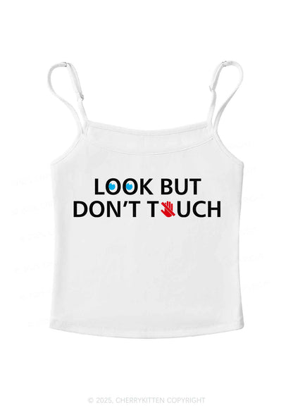 Look Dont Touch Y2K Spaghetti Strap Cami Cherrykitten