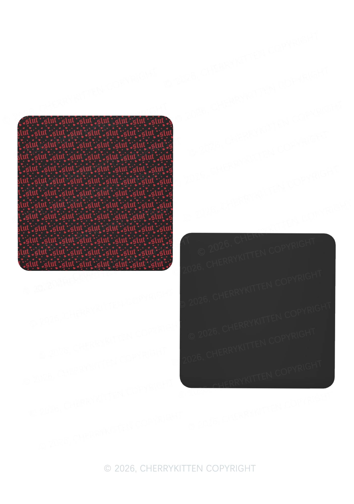 Black Slxt Y2K Soft Magnetic Refrigerator Magnet Cherrykitten