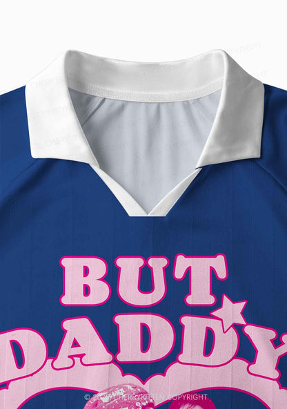 But Daddy I Love Them HR Y2K Long Sleeve Sport Jersey Shirts Cherrykitten