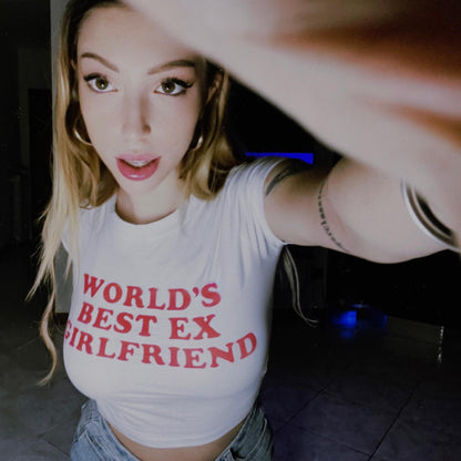 Best Ex Girlfriend Y2k Baby Tee