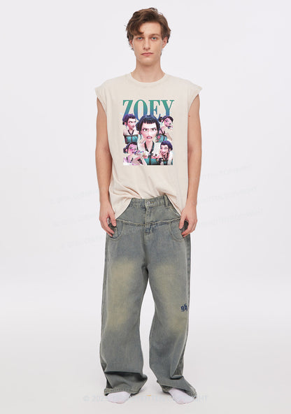 Kpop Girl Y2K Washed Muscle Tank Cherrykitten